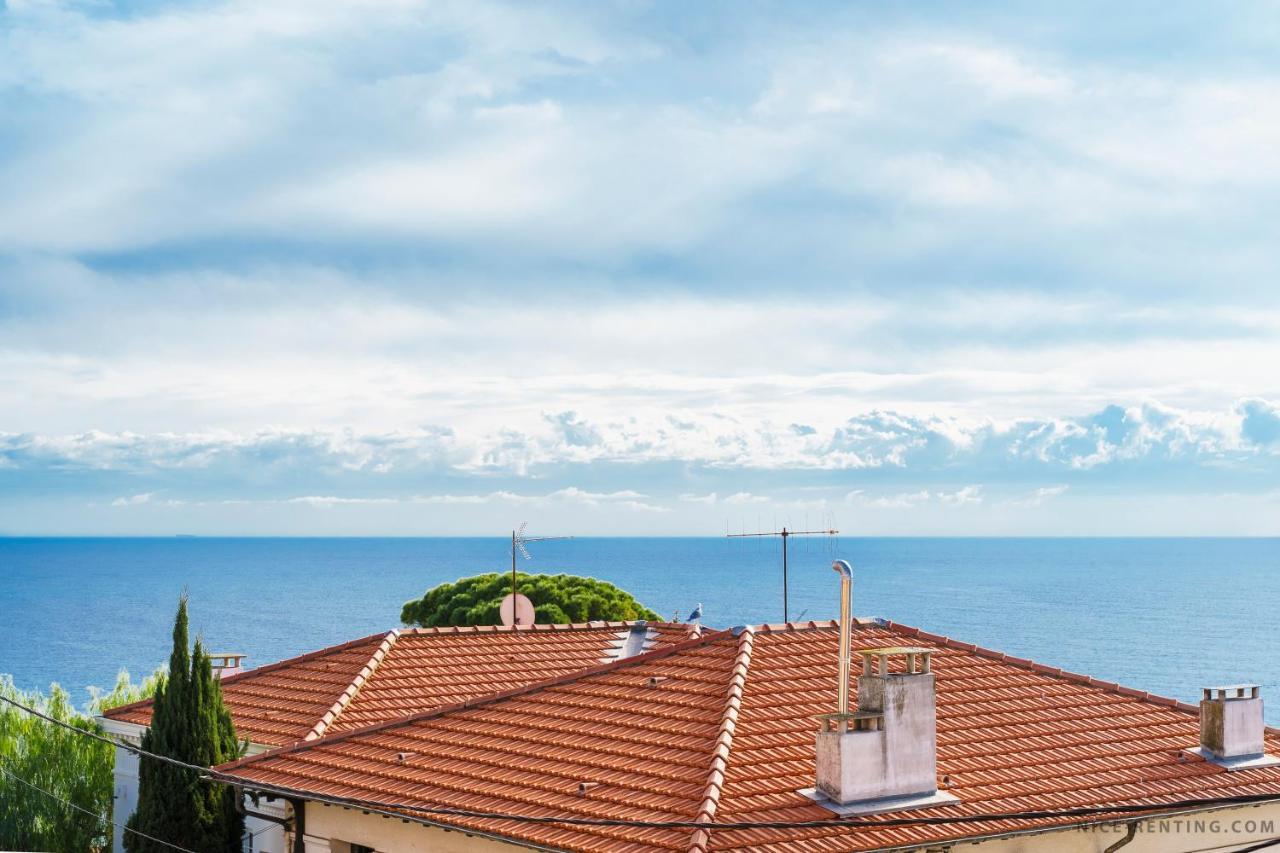 Nice Renting - Maeterlinck - Idyllic Luxury Retreat In Cap De Nice Sea View Eksteriør billede